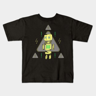 Geometric Buddy in the danger zone Kids T-Shirt